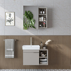 Lavabolu Banyo Dolabı 2li Set - Likya