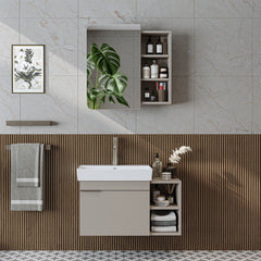 Lavabolu Banyo Dolabı 2li Set - Likya - Roomartbanyo dolabı2938