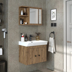 Lavabolu Banyo Dolabı 2li Set - Ada - Roomartbanyo dolabı2678