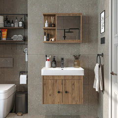 Lavabolu Banyo Dolabı 2li Set - Ada - Roomartbanyo dolabı2678