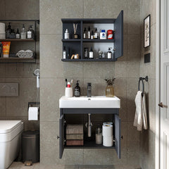 Lavabolu Banyo Dolabı 2li Set - Ada - Roomartbanyo dolabı2679