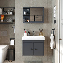 Lavabolu Banyo Dolabı 2li Set - Ada - Roomartbanyo dolabı2679