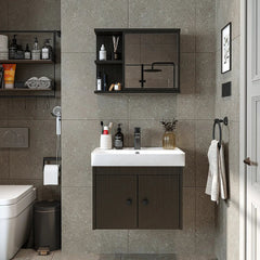 Lavabolu Banyo Dolabı 2li Set - Ada - Roomartbanyo dolabı2680