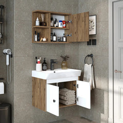 Lavabolu Banyo Dolabı 2li Set - Ada - Roomartbanyo dolabı2864
