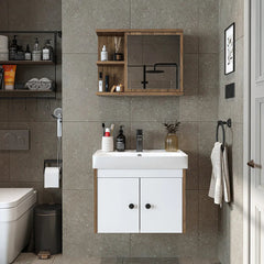Lavabolu Banyo Dolabı 2li Set - Ada - Roomartbanyo dolabı2864