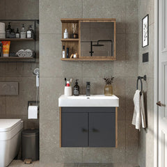 Lavabolu Banyo Dolabı 2li Set - Ada - Roomartbanyo dolabı2865