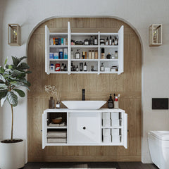 GUSTO - BANYO DOLABI 2'Lİ TAKIM + OVAL ÇANAK LAVABO