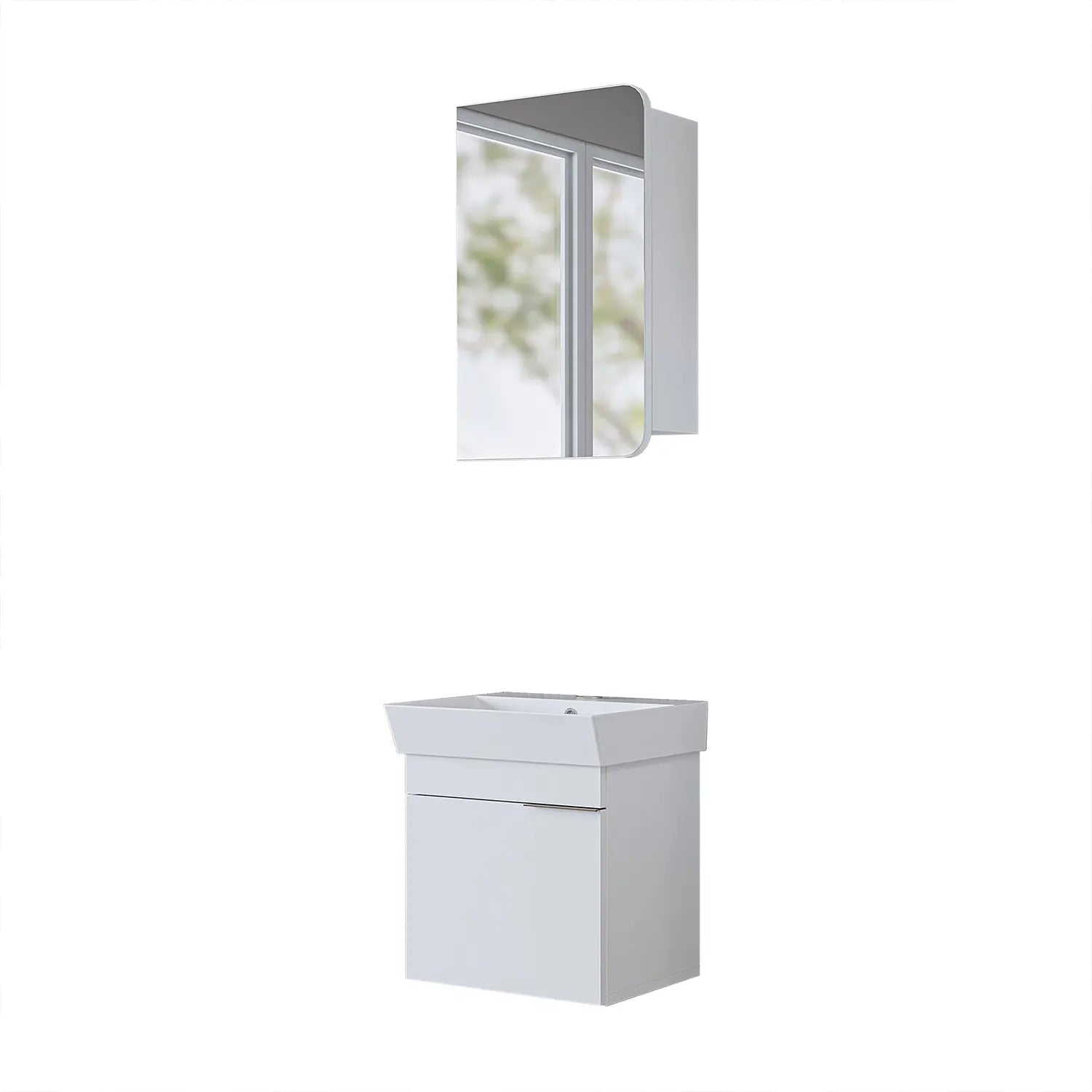 Lavabolu Banyo Dolabı 2li Set - Likya - Roomartbanyo dolabı2915