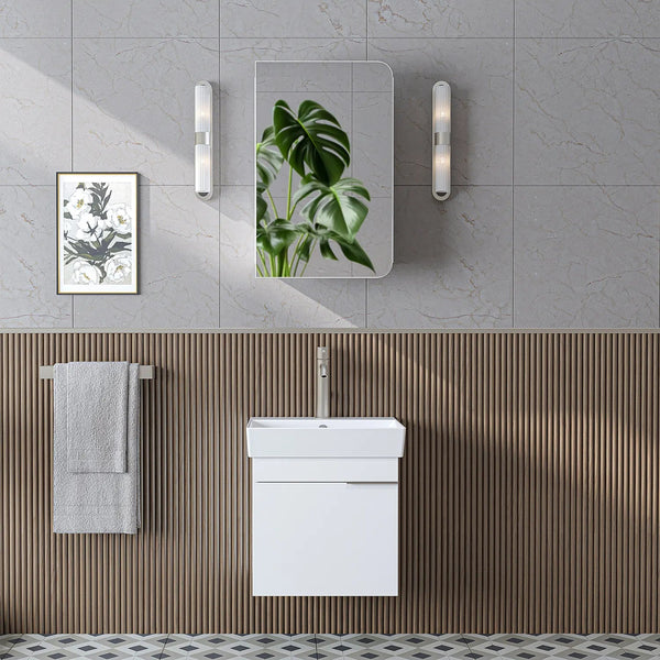 Lavabolu Banyo Dolabı 2li Set - Likya