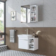 Lavabolu Banyo Dolabı 2li Set - Likya - Roomartbanyo dolabı2917