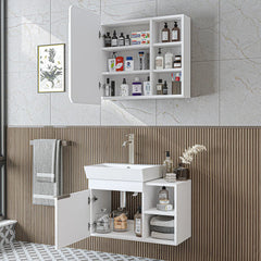 Lavabolu Banyo Dolabı 2li Set - Likya - Roomartbanyo dolabı2917