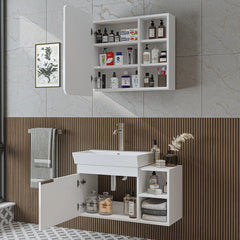 Lavabolu Banyo Dolabı 2li Set - Likya - Roomartbanyo dolabı2918