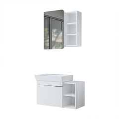 Lavabolu Banyo Dolabı 2li Set - Likya - Roomartbanyo dolabı2918