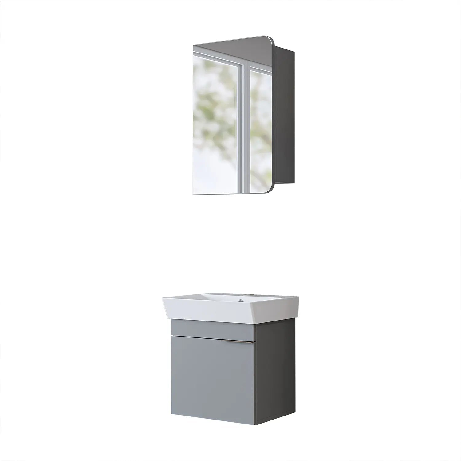 Lavabolu Banyo Dolabı 2li Set - Likya - Roomartbanyo dolabı2927