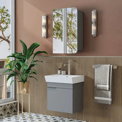 Lavabolu Banyo Dolabı 2li Set - Likya - Roomartbanyo dolabı2927