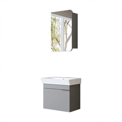 Lavabolu Banyo Dolabı 2li Set - Likya - Roomartbanyo dolabı2928