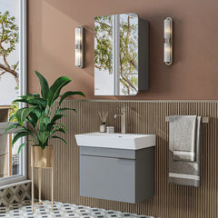 Lavabolu Banyo Dolabı 2li Set - Likya - Roomartbanyo dolabı2928