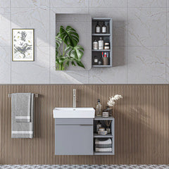 Lavabolu Banyo Dolabı 2li Set - Likya - Roomartbanyo dolabı2929