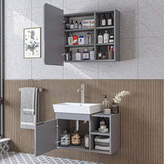 Lavabolu Banyo Dolabı 2li Set - Likya - Roomartbanyo dolabı2929