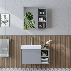 Lavabolu Banyo Dolabı 2li Set - Likya - Roomartbanyo dolabı2930