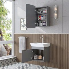 Lavabolu Banyo Dolabı 2li Set - Likya - Roomartbanyo dolabı2935