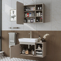 Lavabolu Banyo Dolabı 2li Set - Likya - Roomartbanyo dolabı2938