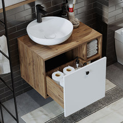 Lavabolu Banyo Dolabı 2li Set - Lotus - Roomartstore.com.trbanyo dolabı2476