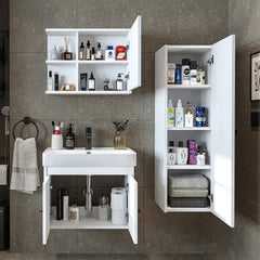 Lavabolu Banyo Dolabı 3lü Set - Ada - Roomartbanyo dolabı2866