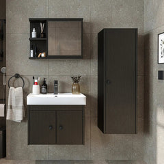 Lavabolu Banyo Dolabı 3lü Set - Ada - Roomartbanyo dolabı2868