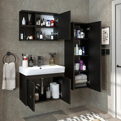 Lavabolu Banyo Dolabı 3lü Set - Ada - Roomartbanyo dolabı2868