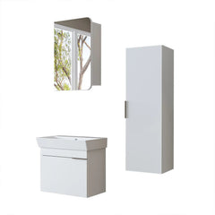 Lavabolu Banyo Dolabı 3lü Set - Likya - Roomartbanyo dolabı2920