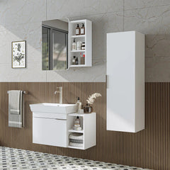 Lavabolu Banyo Dolabı 3lü Set - Likya - Roomartbanyo dolabı2926