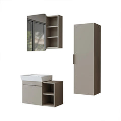 Lavabolu Banyo Dolabı 3lü Set - Likya - Roomartbanyo dolabı2941