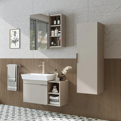 Lavabolu Banyo Dolabı 3lü Set - Likya - Roomartbanyo dolabı2942