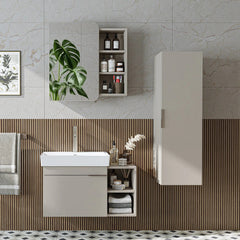 Lavabolu Banyo Dolabı 3lü Set - Likya - Roomartbanyo dolabı2942
