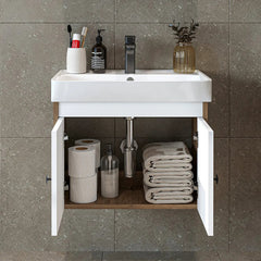 Lavabolu Banyo Dolabı - Ada - Roomartbanyo dolabı2856