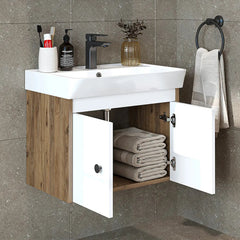 Lavabolu Banyo Dolabı - Ada - Roomartbanyo dolabı2856