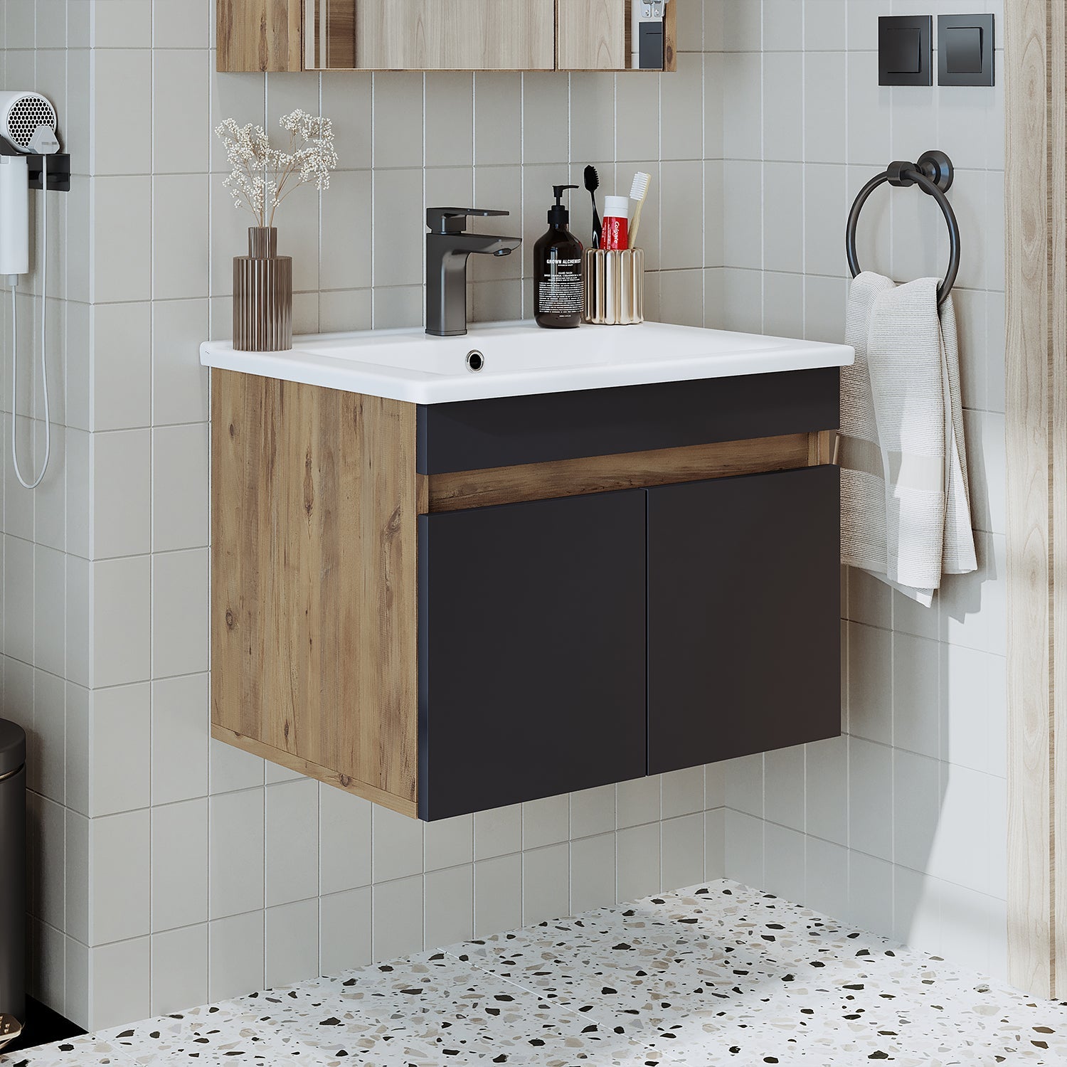 Lavabolu Banyo Dolabı - Atria - Roomartstore.com.trbanyo dolabı1907