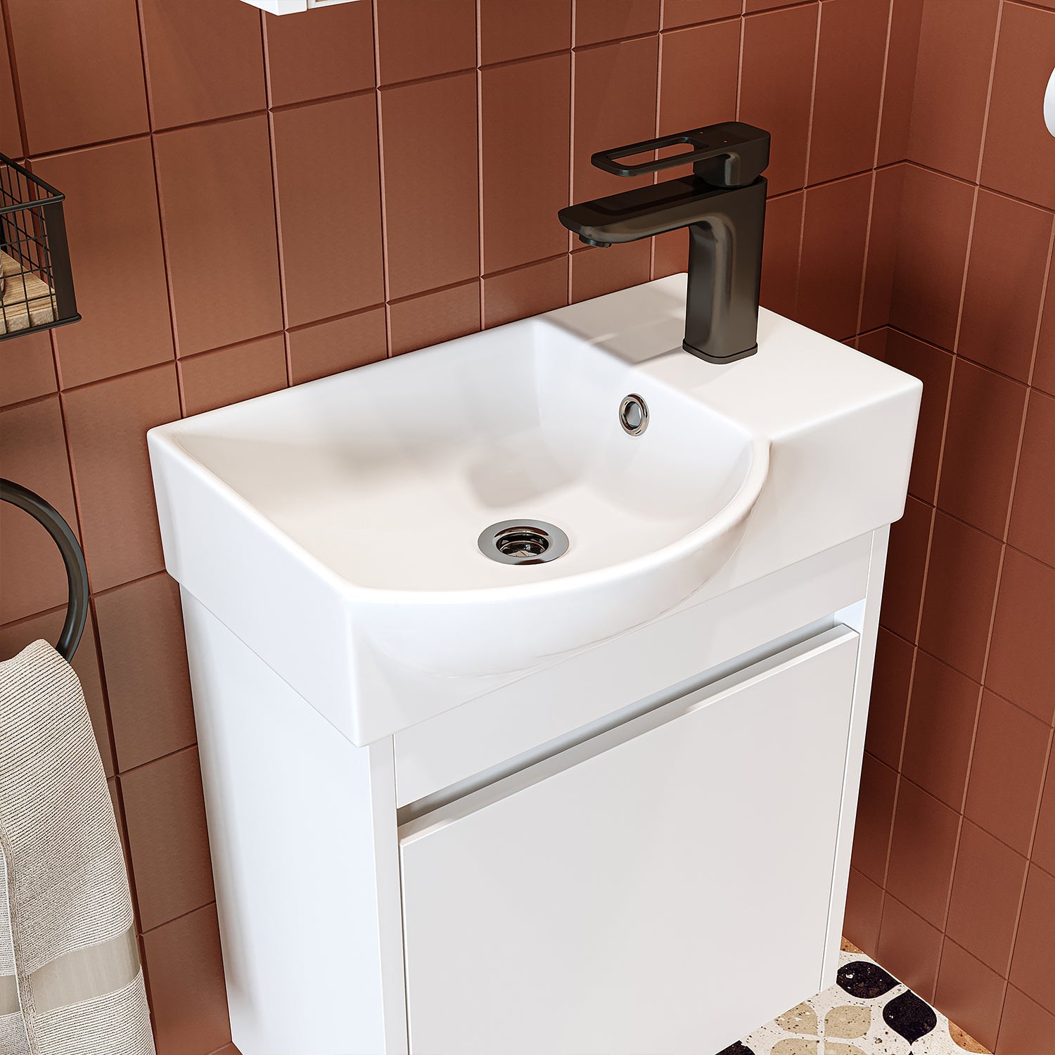 Lavabolu Banyo Dolabı - Leo - Roomartstore.com.trbanyo dolabı2340