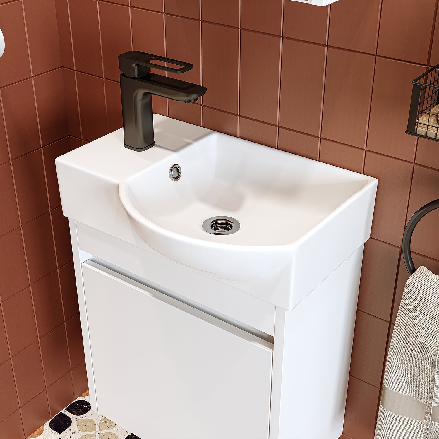 Lavabolu Banyo Dolabı - Leo - Roomartstore.com.trbanyo dolabı2343