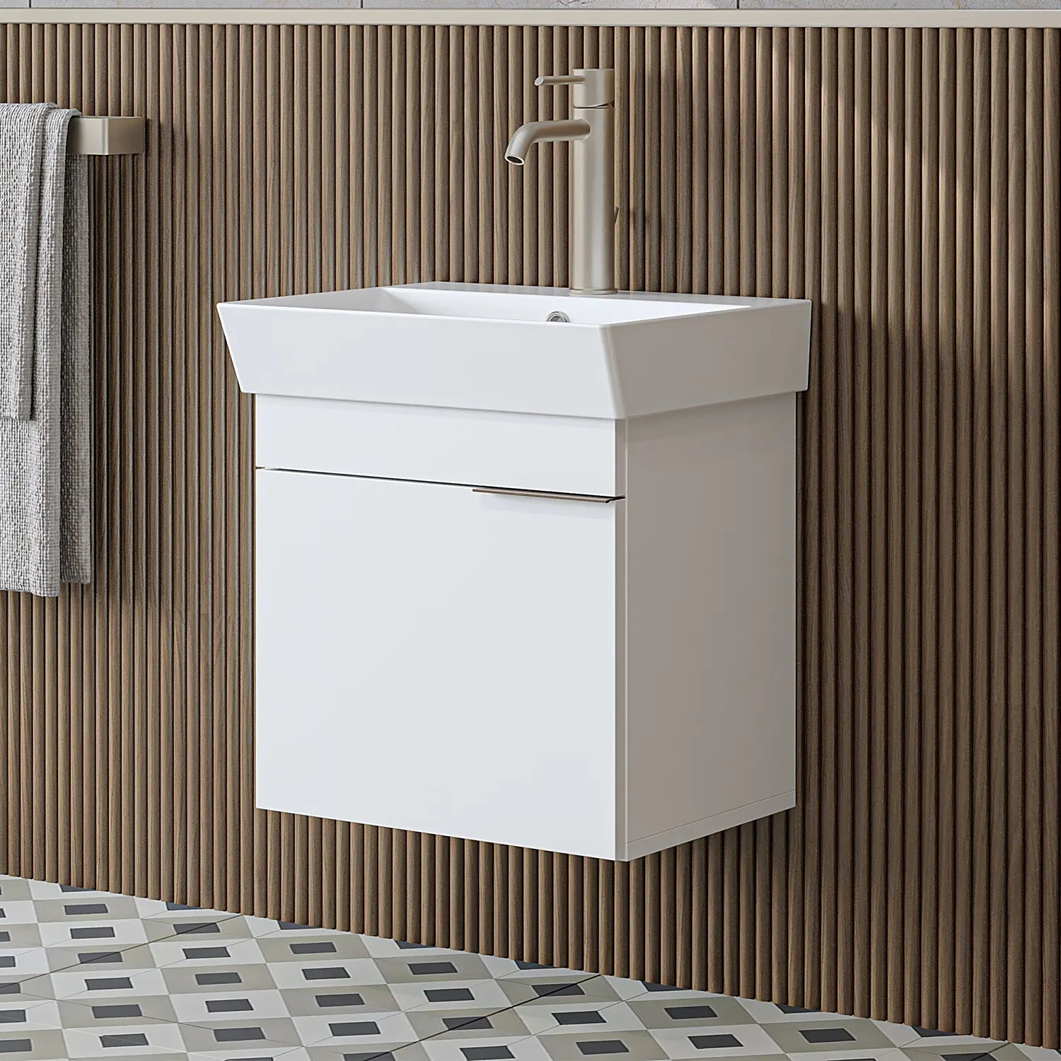 Lavabolu Banyo Dolabı - Likya - Roomartbanyo dolabı2877
