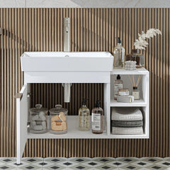 Lavabolu Banyo Dolabı - Likya - Roomartbanyo dolabı2880