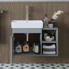 Lavabolu Banyo Dolabı - Likya - Roomartbanyo dolabı2883