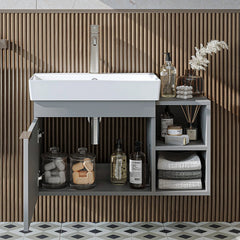 Lavabolu Banyo Dolabı - Likya - Roomartbanyo dolabı2884