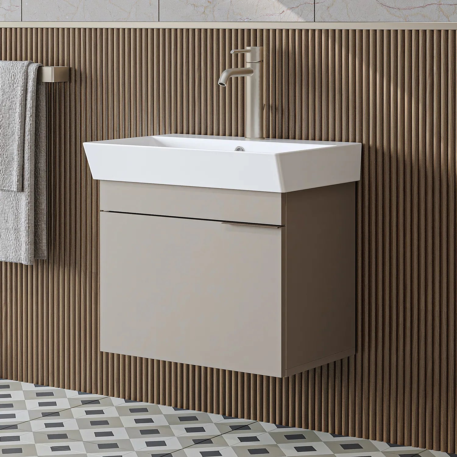 Lavabolu Banyo Dolabı - Likya - Roomartbanyo dolabı2886