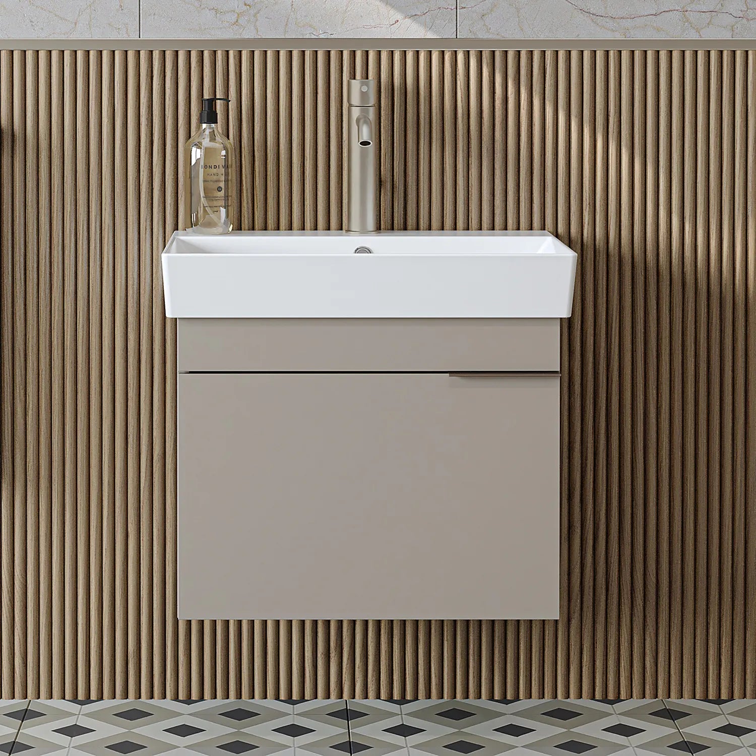 Lavabolu Banyo Dolabı - Likya - Roomartbanyo dolabı2886