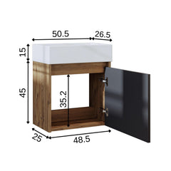 Lavabolu Banyo Dolabı - Mini - Roomartstore.com.trbanyo dolabı1958