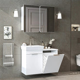 Sepetli Banyo Dolabı 2li Set - Dubai - Roomartbanyo dolabı2984