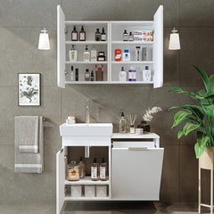 Sepetli Banyo Dolabı 2li Set - Dubai - Roomartbanyo dolabı2984
