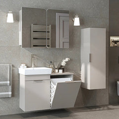 Sepetli Banyo Dolabı 3lü Set - Dubai - Roomartbanyo dolabı2995